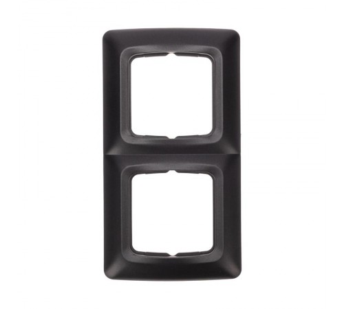 DEA Рамка 2-я горизонтальная Черный Металлик  KR-78-0346  Kranz