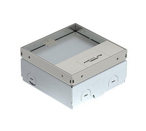 Лючок UDHOME-ONE пустой (крышка с выемкой 15 мм) 140х140х75-105 мм, нагрузка 1529 кг, нерж. сталь  7368282  OBO Bettermann