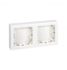 Simon 73 Рамка горизонтальная, 2 поста, 75*146мм, S73 Loft, белый  73620-60  Simon