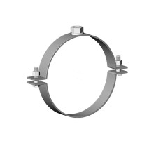 Хомут для неподвижной опоры без изоляции 1'' (31-35), 30х3,0 мм, М20, термодиффузия  ХНО-31-35-М20-Т  OSTEC