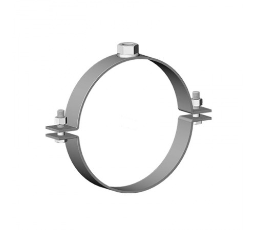 Хомут для неподвижной опоры без изоляции 1'' (31-35), 30х3,0 мм, М20, термодиффузия  ХНО-31-35-М20-Т  OSTEC