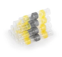 LD302-4060 ГСИ термоусаживаемая с припоем 4-6 мм2 48A, прозрачный/желтый (DIY упак 10шт) 49162  Stekker
