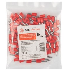 Аксессуары для клемм ЭРА NO-570-02 Наконечник-гильза Е1508 1,5мм2 с изолированным фла  Б0041453  ЭРА