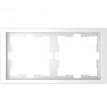D-Life РАМКА 2-постовая, БЕЛ. ЛОТОС , SD  MTN4020-6535  Schneider Electric