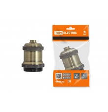 Патрон подвесной Е27, металлический "Лофт", бронза  SQ0335-0048  TDM