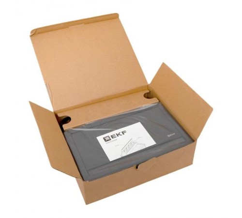 Встраиваемый настольный розеточный блок выдвижной, 8 модулей, черный, C-Line  cl-vnbv-8-b  EKF