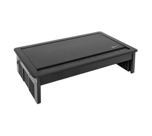 Встраиваемый настольный розеточный блок выдвижной, 8 модулей, черный, C-Line  cl-vnbv-8-b  EKF