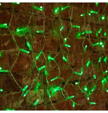 Гирлянда "Светодиодный Дождь"  2x0,8м, прозрачный провод, 230 В, диоды Зеленые, 160 LED  235-104  NEON-NIGHT