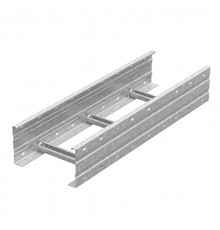 Лестничный лоток кабельрост 300х160х6000, толщ. 2,0 мм, гор. цинк, 318366  ЛКР-300х160х6000-2,0-ГЦ   Ostec