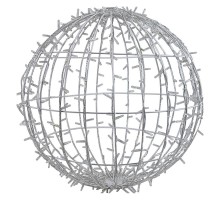 Шар светодиодный диаметр 80см 300 LED ТЕПЛЫЙ БЕЛЫЙ эффект мерцания 230В  501-616  NEON-NIGHT