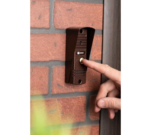 Вызывная видеопанель CPV-01 медь 4пр. 1000TVL IP65 EKF  int-cpv-01  EKF