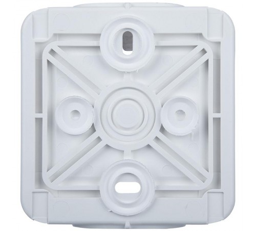 Plexo Arctic Антибактериальный Белый Монтажная коробка 1-ая для наружного монтажа IP55  070741  Legrand