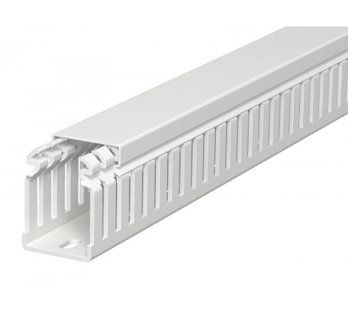 Распределительный кабельный канал LKVH 50x37,5x2000 мм (светло-серый) (LKVH 50037)  6178582  OBO Bettermann