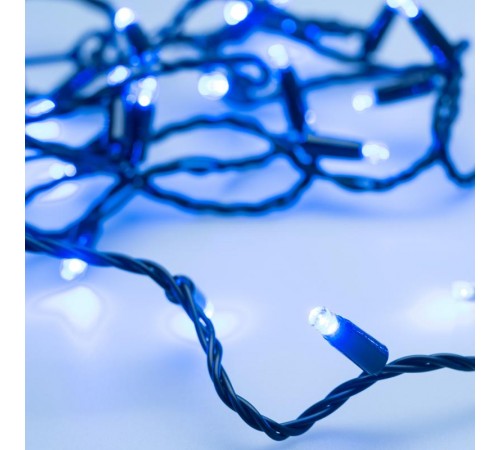 Светодиодная гирлянда ARD-STRING-CLASSIC-10000-BLACK-100LED-STD BLUE (230V, 7W)  025802  Arlight