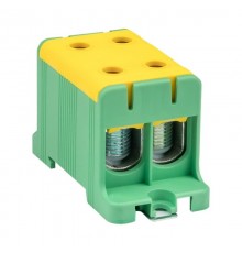 Клемма силовая вводная двойная КСВ 16-95 желто-зеленая EKF PROxima  plc-kvs2-16-95-y-green  EKF