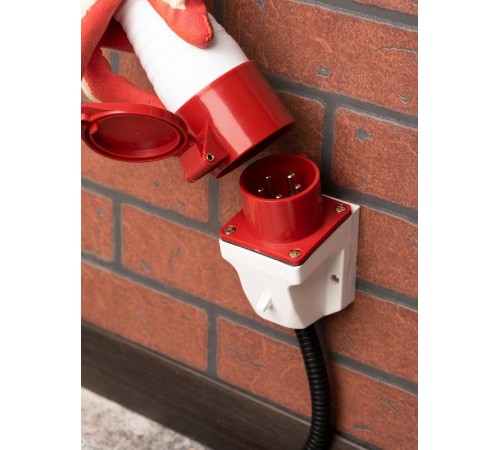 Вилка стационарная 515 3Р+РЕ+N 16А 380В IP44 EKF PROxima  ps-515-16-380  EKF