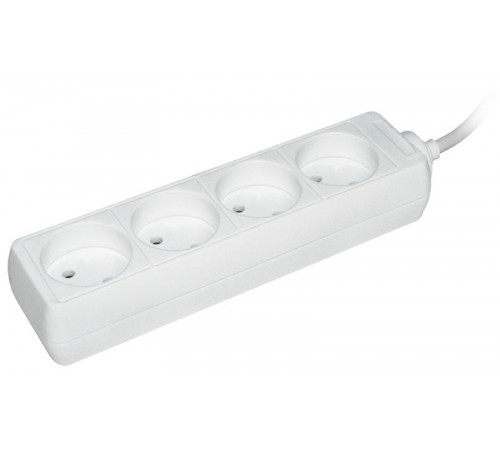 Удлинитель У4 4 места 2Р/1,5 метра 2х0.75мм2 10А/250В  WYP10-06-04-01-N  IEK