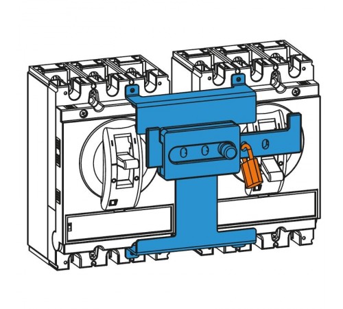 Блокировка рычагов взаимная механическая PLIL T400-T630 3P  357162  КЭАЗ