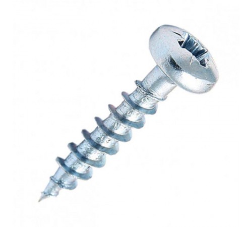 Саморез 2,9х25 DIN 7981 полукругл. гол. острый цинк (1000 шт/уп)  PR08.9502  Промрукав