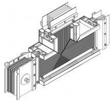 Секц. T-обр. вверх 5000А Al 3L+N+PER IP55 тран. IEK  LB-5000A4-35-F-TU  IEK