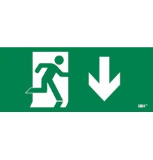 Этикетка самокл. 330х140мм "Фигура/стр. вниз"  LPC10-1-33-14-FNIZ  IEK