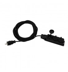 Удлинитель-шнур КГ 3х1.5, 10 м, 3 гнезда, морозостойкий, с/з, 16 А, 3500 Вт, IP44 (Сделано в России)  11-7074  REXANT