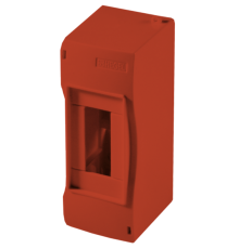 КМ2020-02 Корпус модульный открытой установки на 1-2 модуля, красный  КМ2020-02  HEGEL