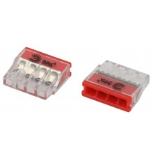 Клемма  NO-225-359 быстрозажимная 2273-204 компактная 4-проводная 0.2-2.5 мм2 (упаковка 40 шт.)  Б0067922  ЭРА