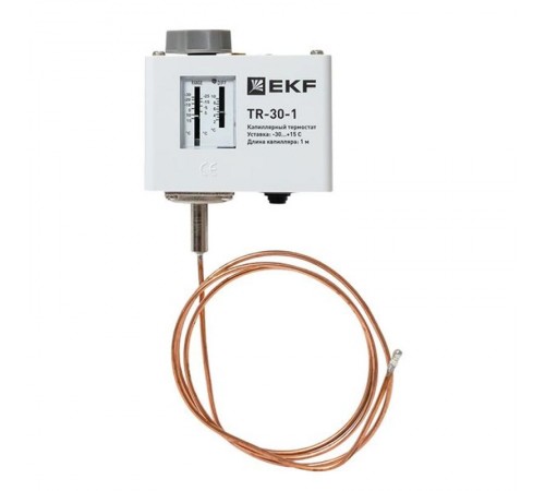Реле температуры (термостат) капилляр 1 метр EKF  TR-30-1  EKF