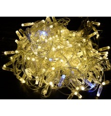 Гирлянда светодиодная нить 10м 100WW IP44 прозрачный шнур 230В мерцающая транзитн подкл  LGDU121-1-100-10-T-S-44  IEK