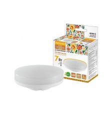 Лампа светодиодная GX53-7 Вт-230 В-4000 К-Э, h=26 мм, Народная  SQ0340-1520  TDM