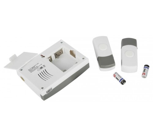 Звонок  ЭРА C91-2 беспроводной, две кнопки (нов.упак)  Б0018998  ЭРА