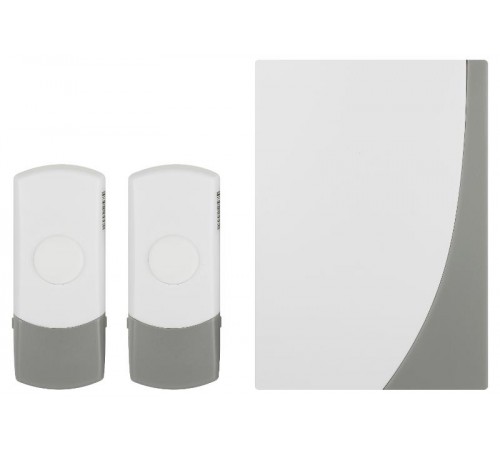 Звонок  ЭРА C91-2 беспроводной, две кнопки (нов.упак)  Б0018998  ЭРА