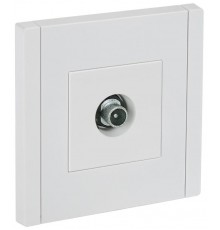 FORTE&PIANO Розетка TV проходная FP229 белый  FP-A10-P-K01  IEK