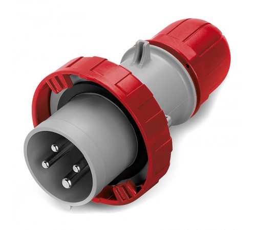 Вилка кабельная с безвинтовыми клеммами IP67 32A 3P+E 400В  DIS2183236F  DKC