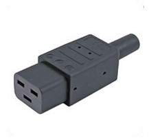 Hyperline CON-IEC320C19 Разъем IEC 60320 C19 220В 16A на кабель, контакты на винтах (плоские контакты внутри разъема), прямой  54434  Hyperline