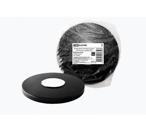 Декоративная накладка на опору d-60 мм, цвет черный  SQ0330-0419  TDM