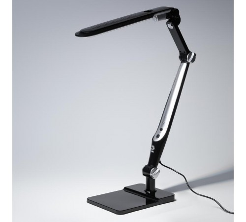 Cветильник настольный ЭРА NLED-497-12W-BK светодиодный на струбцине и с основанием черный  Б0052771  ЭРА