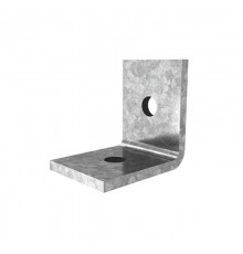 Уголок №1, 2 отверстия для СТРАТ профиля, толщ. 5,0 мм, гальван. цинк, 876138  УС-1-5,0-ЭЦ   Ostec