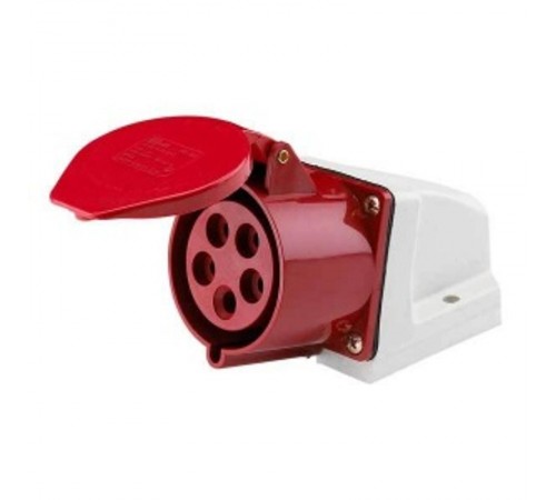 Розетка 115 стационарная 3Р+РЕ+N 16А 380В IP44   SQ0602-0003  TDM