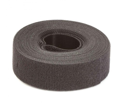 Лента-липучка в рулоне 19мм.x 22,8м.-ЧЕРНЫЙ  2823X20BL  DKC