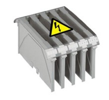 Защитная крышка - для силовых клемм с болтовыми выводами Viking 3 - для 4 клемм - шаг 26  039488  Legrand