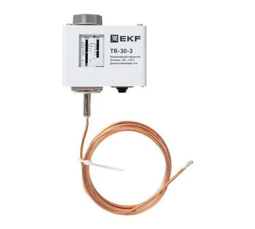 Реле температуры (термостат) капилляр 3 метра EKF  TR-30-3  EKF