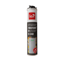 Пена огнестойкая монтажная FIREFORT B1 750 мл  KM-FF-POM-B1  КМ - профиль
