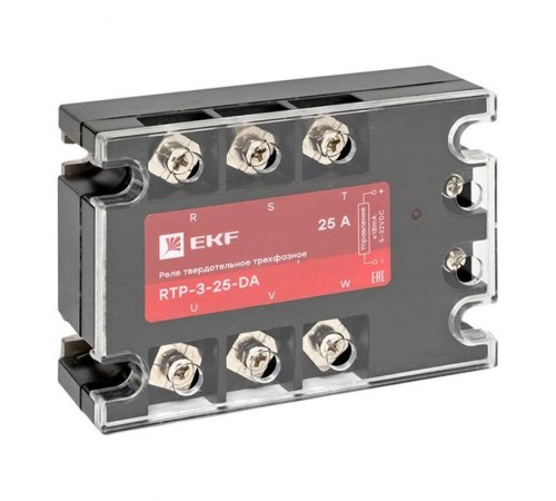 Реле твердотельное трехфазное RTP-25-DA PROxima  rtp-3-25-da  EKF