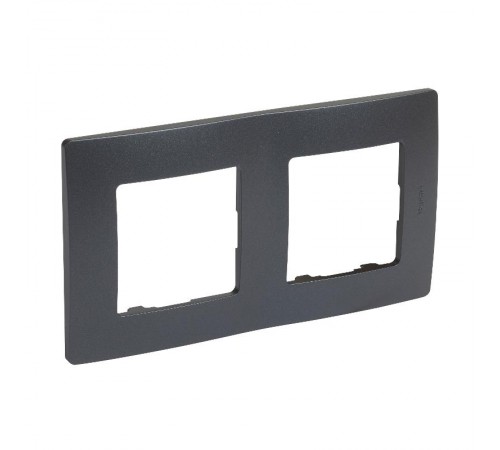 Etika Антрацит Рамка 2-ая  672582  Legrand