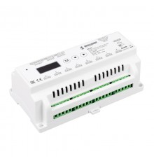NTELLIGENT ARLIGHT Релейный модуль SMART-SWITCH-708-82-D2-DIN (230V, 8x10A, DALI, DMX512) (IARL, IP20 Пластик, 5 лет)  046489  Arlight