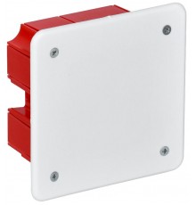 Коробка распределительная с/у 92x92x45 КМ41001 с саморезами, с крышкой  UKT11-092-092-040  IEK