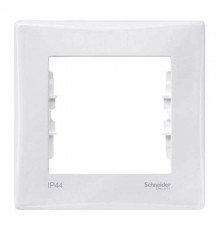 Sedna Белый Рамка 1-ая IP44 (К СТАРЫМ МЕХАНИЗМАМ)  SDN5810121  Schneider Electric