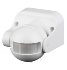 Датчик движения белый, макс. нагрузка MD 03  500Вт, угол обзора 140град., дальность 12м, монитори  Б0043809  ЭРА 